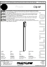 MULTILINE Clip-M Series Mounting Instructions preview