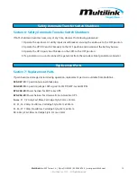 Preview for 15 page of Multilink 010-505-10 Installation And Operation Manual