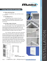 Preview for 5 page of Multilink 072-722-10 Installation Manual