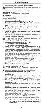 Preview for 18 page of Multimetrix CM 605 User Manual