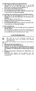 Preview for 20 page of Multimetrix CM 605 User Manual