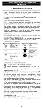 Preview for 22 page of Multimetrix CM 605 User Manual