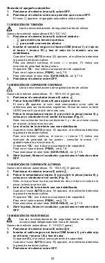 Preview for 31 page of Multimetrix CM 605 User Manual