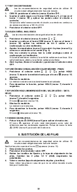 Preview for 32 page of Multimetrix CM 605 User Manual