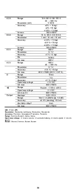 Preview for 34 page of Multimetrix CM 605 User Manual