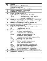 Preview for 25 page of Multimetrix DMM 107 User Manual