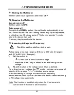 Preview for 27 page of Multimetrix DMM 107 User Manual