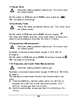 Preview for 29 page of Multimetrix DMM 107 User Manual