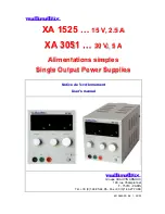 Preview for 1 page of Multimetrix XA 1525 User Manual