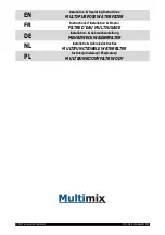 MultiMix Simplex Eco Installation & Operating Instructions Manual предпросмотр