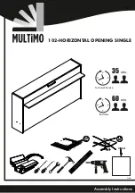 Preview for 1 page of Multimo 102-HORIZONTAL OPENING SINGLE Assembly Instructions Manual