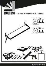 Preview for 1 page of Multimo A 222-H Assembly Instructions Manual