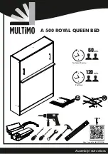 Preview for 1 page of Multimo A 500 ROYAL QUEEN BED Assembly Instructions Manual