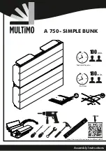 Multimo A 750 SIMPLE BUNK Assembly Instructions Manual preview