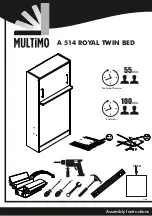 Multimo ROYAL TWIN BED A 514 Assembly Instructions Manual preview