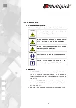 Preview for 2 page of Multipick ATT Instructions Manual