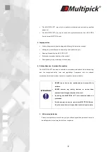 Preview for 3 page of Multipick ATT Instructions Manual