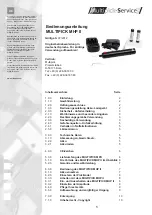 Preview for 1 page of Multipick MHP II Instructions Manual