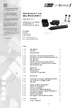 Preview for 37 page of Multipick MHP II Instructions Manual