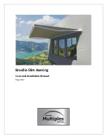 Multiple Awnings Brasilia User And Installation Manual preview