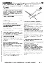 Preview for 2 page of Multiplex 33 2638 Instructions Manual