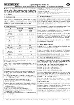 Preview for 4 page of Multiplex 33 3043 Instructions Manual