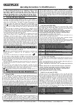 Preview for 3 page of Multiplex 4041033074046 Operating Instructions Manual