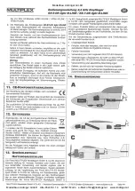 Preview for 4 page of Multiplex 5 5809 Operating Instructions Manual