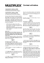 Preview for 3 page of Multiplex 72 2645 Manual