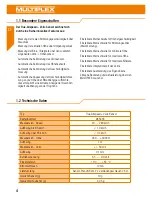 Preview for 4 page of Multiplex 85418 Operating Instructions Manual