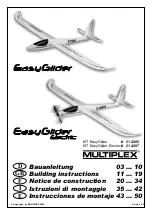 Предварительный просмотр 1 страницы Multiplex EasyGlider Building Instructions