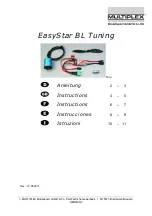 Multiplex EasyStar BL-TUNING Operating Instructions Manual preview