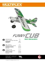 Multiplex Funny CUB Next Generation Manual предпросмотр