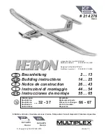 Multiplex HERON 21 4276 Building Instructions предпросмотр