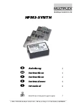 Multiplex HFM3-SYNTH Instructions Manual preview