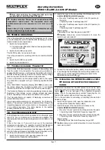 Preview for 17 page of Multiplex M-Link HFMG1 Operating Instructions Manual