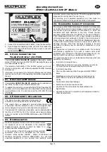 Preview for 18 page of Multiplex M-Link HFMG1 Operating Instructions Manual