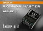 Multiplex M-LINK RX-16-DR MASTER Instruction Manual предпросмотр