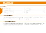 Preview for 2 page of Multiplex M-LINK RX-16-DR MASTER Instruction Manual