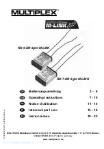 Preview for 1 page of Multiplex M-LINK Series Operating Instructions Manual