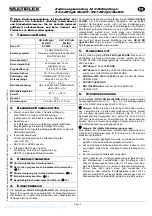 Preview for 3 page of Multiplex M-LINK Series Operating Instructions Manual