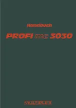 Multiplex Profi MC 3030 Manual preview