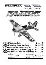 Предварительный просмотр 1 страницы Multiplex Razzor RR 26 4280 Building Instructions