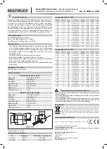 Preview for 1 page of Multiplex ROXXY BL D Series Operating Instructions