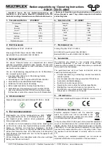 Multiplex ROXXY C50-55-480kV Operating Instructions preview