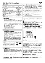 Предварительный просмотр 3 страницы Multiplex RX 12 DS IPD Manual