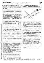 Preview for 3 page of Multiplex TUCAN & MENTOR TUNING S-BEC Operating Instructions Manual