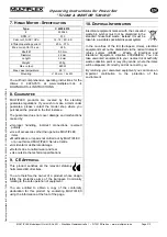 Preview for 4 page of Multiplex TUCAN & MENTOR TUNING S-BEC Operating Instructions Manual