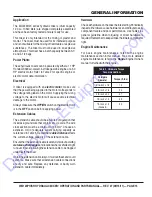 Preview for 15 page of MULTIQUIP 1EP021MW Operation And Parts Manual