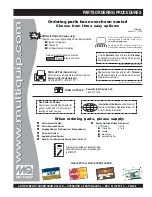 Preview for 5 page of MULTIQUIP AR13D Operation And Parts Manual